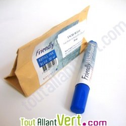 Recharge marqueur effa�able tableau bleu