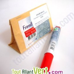 Recharge marqueur effa�able tableau Rouge