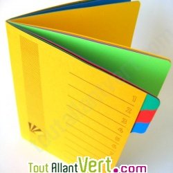 Trieur color� 12 compartiments A4+ recycl�