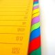 Trieur color� 12 compartiments A4+ recycl�