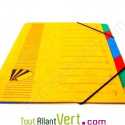 Trieur color� 7 compartiments A4+ recycl�e