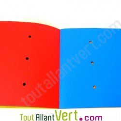 Trieur color� 7 compartiments A4+ recycl�e