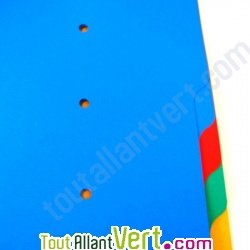 Trieur color� 7 compartiments A4+ recycl�e