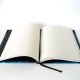 Carnet de voyage reli� recycl� A5 Bleu Azur 288 pages