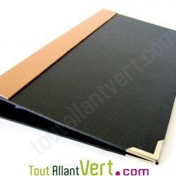 Classeur carte de visite recycl� rechargeable + 10 pochettes