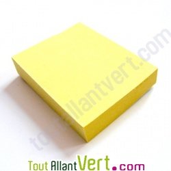 Lot de 6 x Bloc note repositionnable recycl� 100 feuilles 50x40 mm