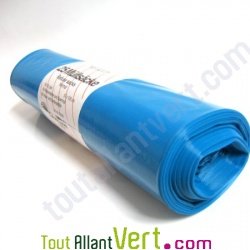 Sacs poubelle recycl�s Ange bleu 70 litres, lot de 25
