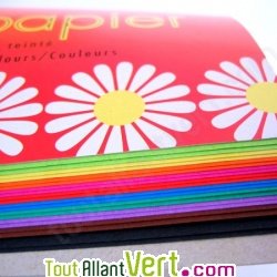 Bloc de 20 feuilles couleur A4 130g/m2