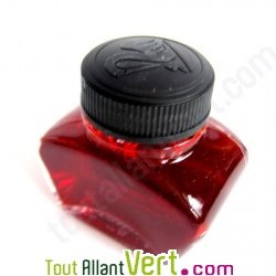 Bouteille d\'encre rouge 30 ml pour stylo plume