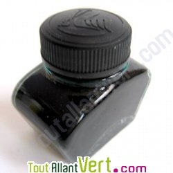 Bouteille d\'encre vert fonc� 30 ml pour stylo plume