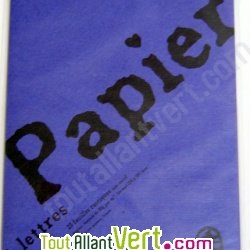 Papier rustique bleu lot de 25 A4