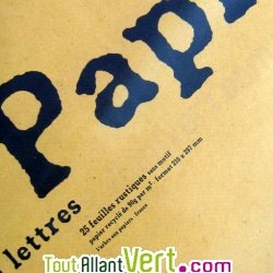 Papier rustique jaune lot de 25 A4