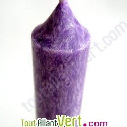 Bougie st�arine v�g�tale violet