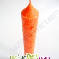 Bougie st�arine v�g�tale orange