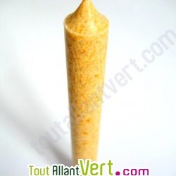 Bougie st�arine v�g�tale or