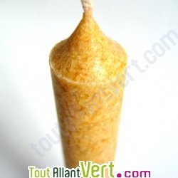 Bougie st�arine v�g�tale or