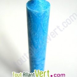 Bougie st�arine v�g�tale bleu ciel
