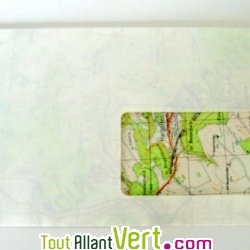 Enveloppes carte routi�re � fen�tre, 110x220, lot 100