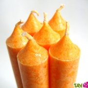 Bougie st�arine v�g�tale jaune