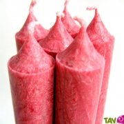 Bougie starine vgtale rouge