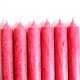 Bougie st�arine v�g�tale rouge