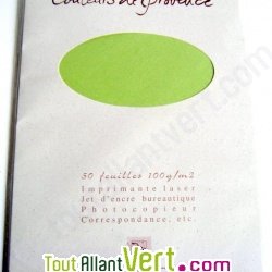 50 feuilles recycl�es 100g A4 Couleurs de Provence