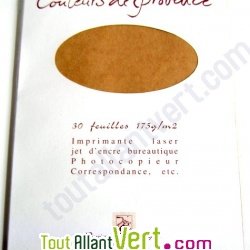 Ramette Couleurs de Provence 30 feuilles recycl�es 175g brun