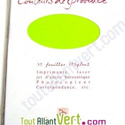 Ramette Couleurs de Provence 30 feuilles recycl�es 175g vert