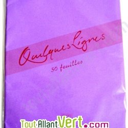 Ramette 50 feuilles kraft recycl�es 70g A4 lilas