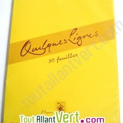 Ramette 50 feuilles kraft recycl�es 90g A4 jaune