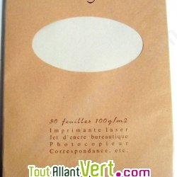 Ramette 50 feuilles recycl�es 100g multicouleur