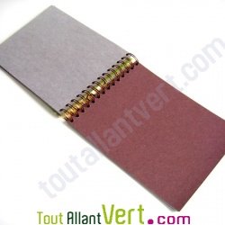 Album photo recycl� olive, int�rieur clair 18x23cm 30 pages