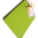 Album photo recycl� olive, int�rieur clair 18x23cm 30 pages