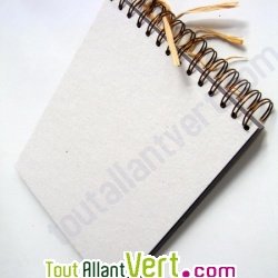Album photo recycl� blanc, int�rieur blanc, 18x23cm 30 pages