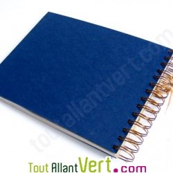 Album photo recycl� marine, int�rieur blanc, 18x23cm 30 pages
