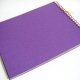 Album photo recycl� lavande, int�rieur clair, 28x34cm 30 pages