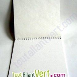 Album photo recycl� blanc, int�rieur blanc, 28x34cm 30 pages