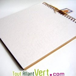Album photo scrapbooking blanc recycl� 30x30cm 30 pages