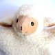 Marionnette agneau 100% laine 20cm