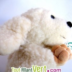 Marionnette chien 100% laine 20cm