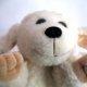 Marionnette chien 100% laine 20cm