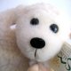 Marionnette chien 100% laine 20cm