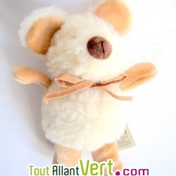 Souris laine 19 cm