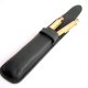 Etui en cuir noir avec 1 Stylo et 1 porte-mine r�tractables