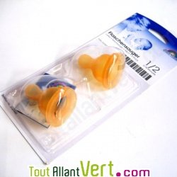 T�tines Bouillie en latex naturel, lot de 2