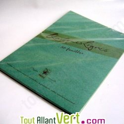 Ramette 50 feuilles kraft recycl�es 70g A4 vert oc�an