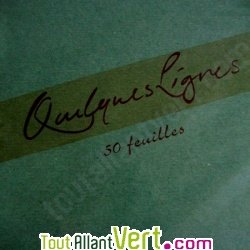 Ramette 50 feuilles kraft recycl�es 70g A4 vert oc�an