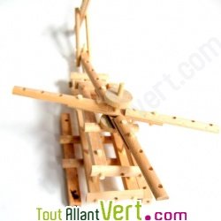 Bo�te de construction bois naturel Equilibrist 222 pi�ces