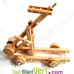 Bo�te de construction bois naturel Equilibrist 222 pi�ces
