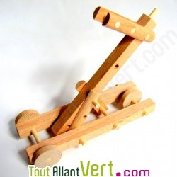 Bo�te de construction bois naturel Equilibrist 222 pi�ces